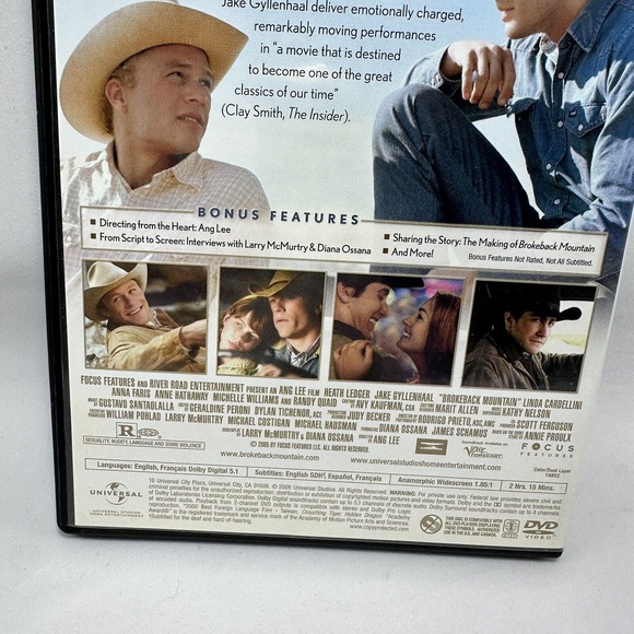 Brokeback Mountain Movie‎ DVD - Picture 8 of 10